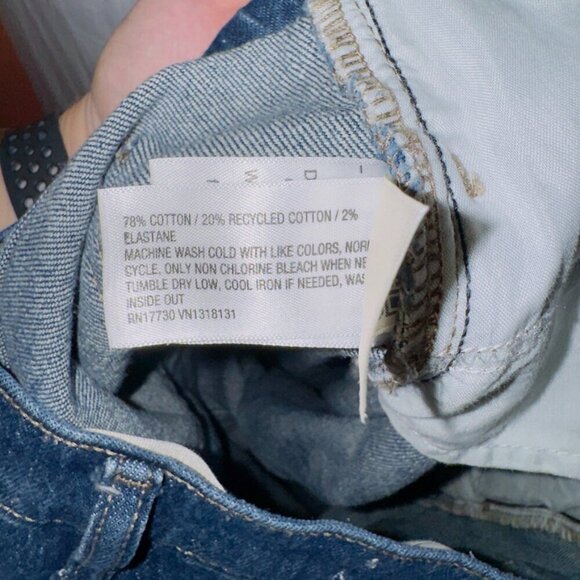 Universal Thread Dark Wash Denim High Rise Flare Jeans size 10 - Picture 6 of 7